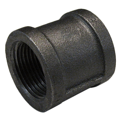Black Malleable Fittings Coupling